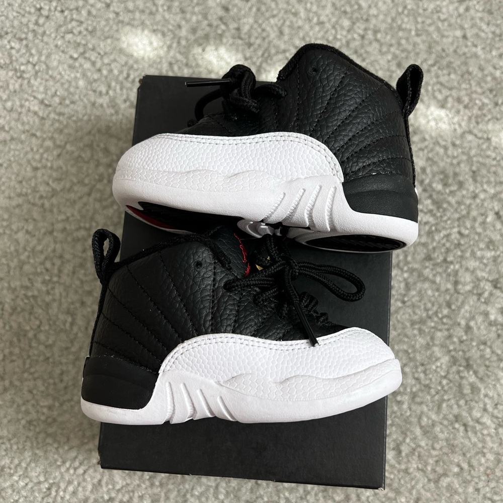 Jordan Kids' Black and White Sneakers